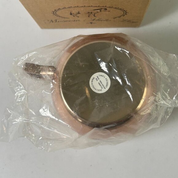 Jim Beam Moscow Mule Mug Copper Metal Cup Handle Barware Recipe NEW - Picture 8 of 13